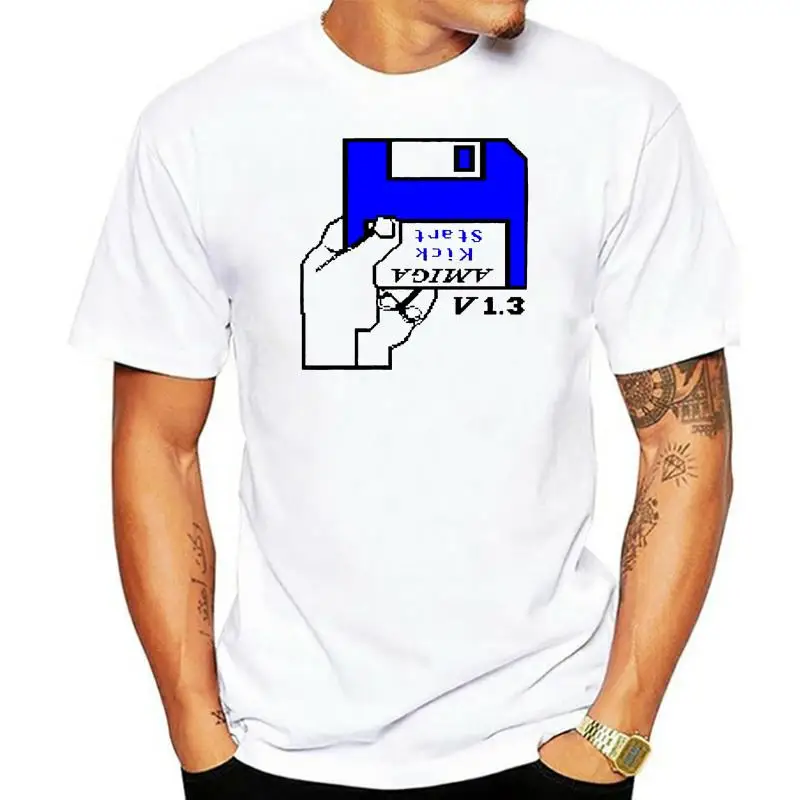 

Commodore Amiga Kick Start T-Shirt white or grey