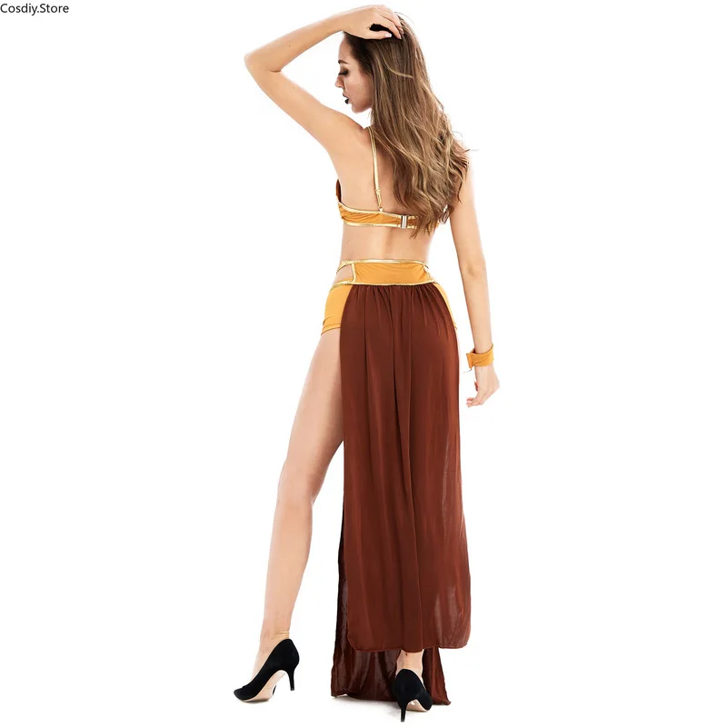 Сексуальный костюм на Хэллоуин Женский раба Арабская богиня платье Клубная