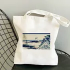 Настраиваемая сумка-шоппер Ukiyoe, многоразовая сумка для покупок, подарок учителю, холщовые сумки для шоппинга, повседневные женские дизайнерские сумки