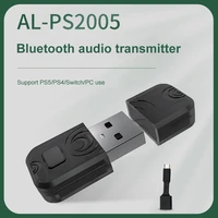 wireless bluetooth compatible audio receiver transmitter for playstation4 ps5 adapter usb c with mic for nintendo switch ps4ps5