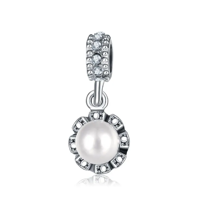 Fit Pandora браслет ЭВЕРЛАСТ Подвески принцесса Bijoux серебряные духи Mujer Originales