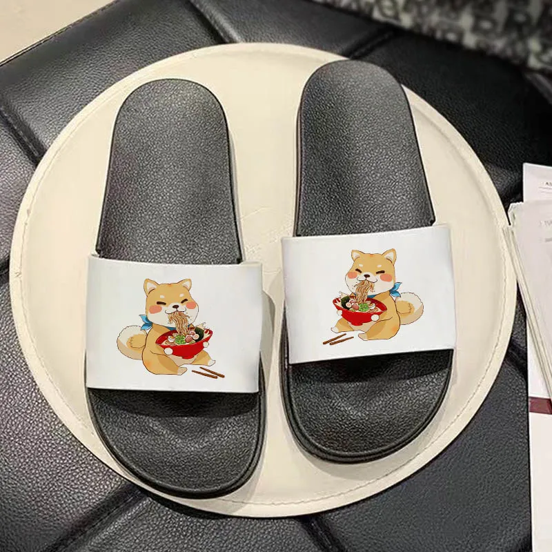 

Женские нескользящие шлепанцы Corgi Dog, сандалии для дома и ванной, Нескользящие, обувь для дома, лето 2021