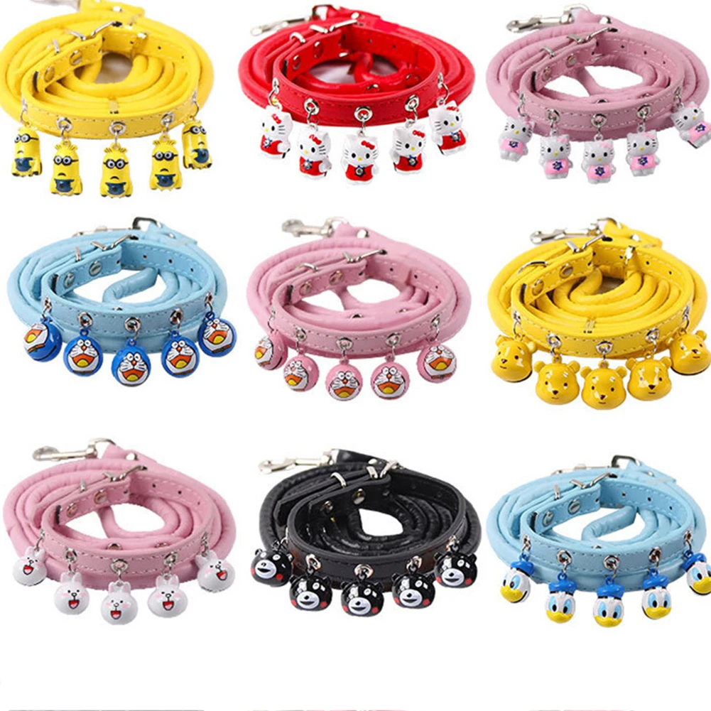 

Cat Collar With Bell Collar For Cats Kitten Puppy Leash Collars For Cats Dog Chihuahua Pet Cat Collars Leashes Lead Pet Supplies