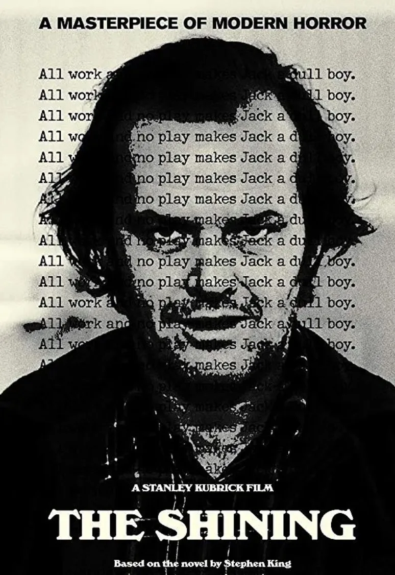 Сияющий фильма ужасов фильм Винтаж плакат в стиле ретро из крафт бумаги