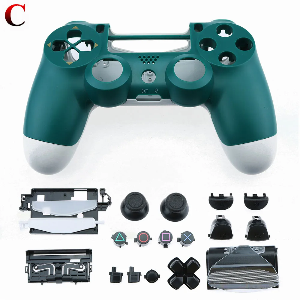 C YuXi оболочка для ps4 pro тонкая Замена полная оболочка и кнопки мод комплект контроллер пользовательский чехол Корпус для playstation 4 pro - Цвет: C