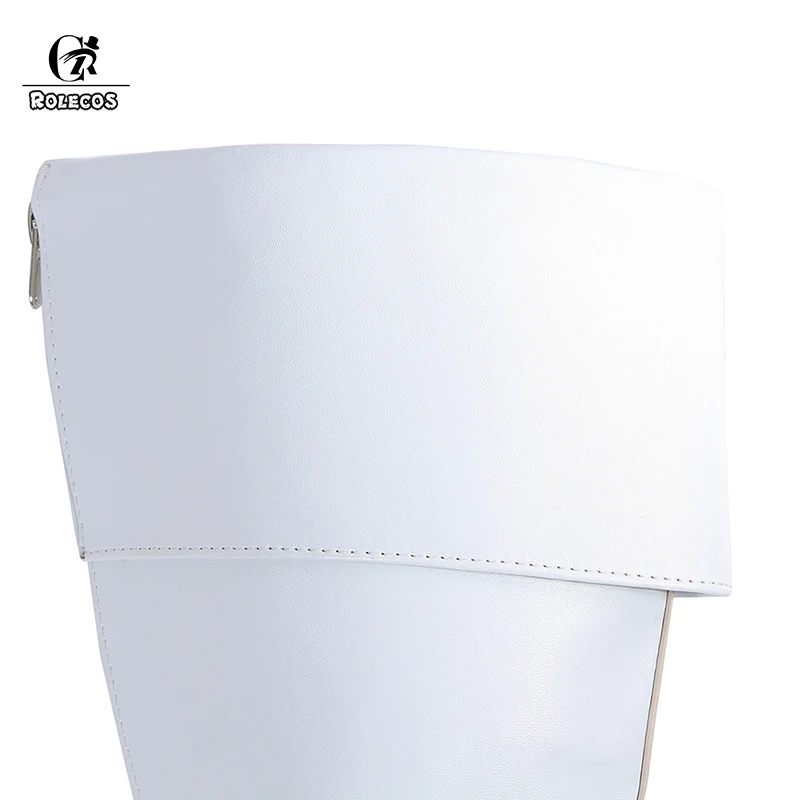 ROLECOS аниме MHA Косплэй белые туфли Todoroki шото для Для мужчин из искусственной кожи