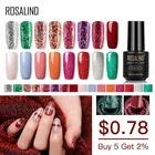 Гибридный Гель-лак ROSALIND, полуперманентный маникюрный набор для ногтей, Гель-лак, базовое и верхнее покрытие