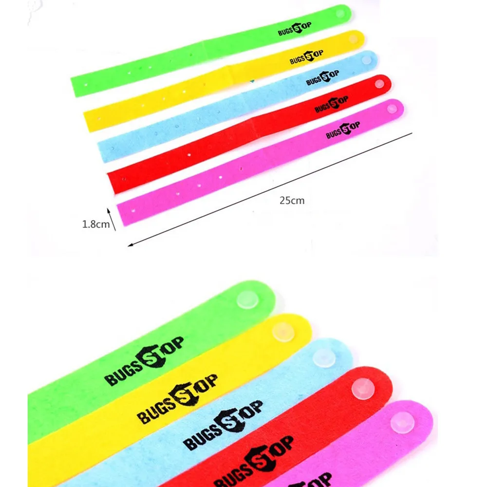 10 шт. браслет против комаров Mozzie насекомых жуков репеллент Отпугиватель браслеты