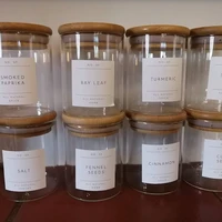 customize printable spice jar labels modern minimalist spice jar label spice jar label template%ef%bc%8c diy spice label