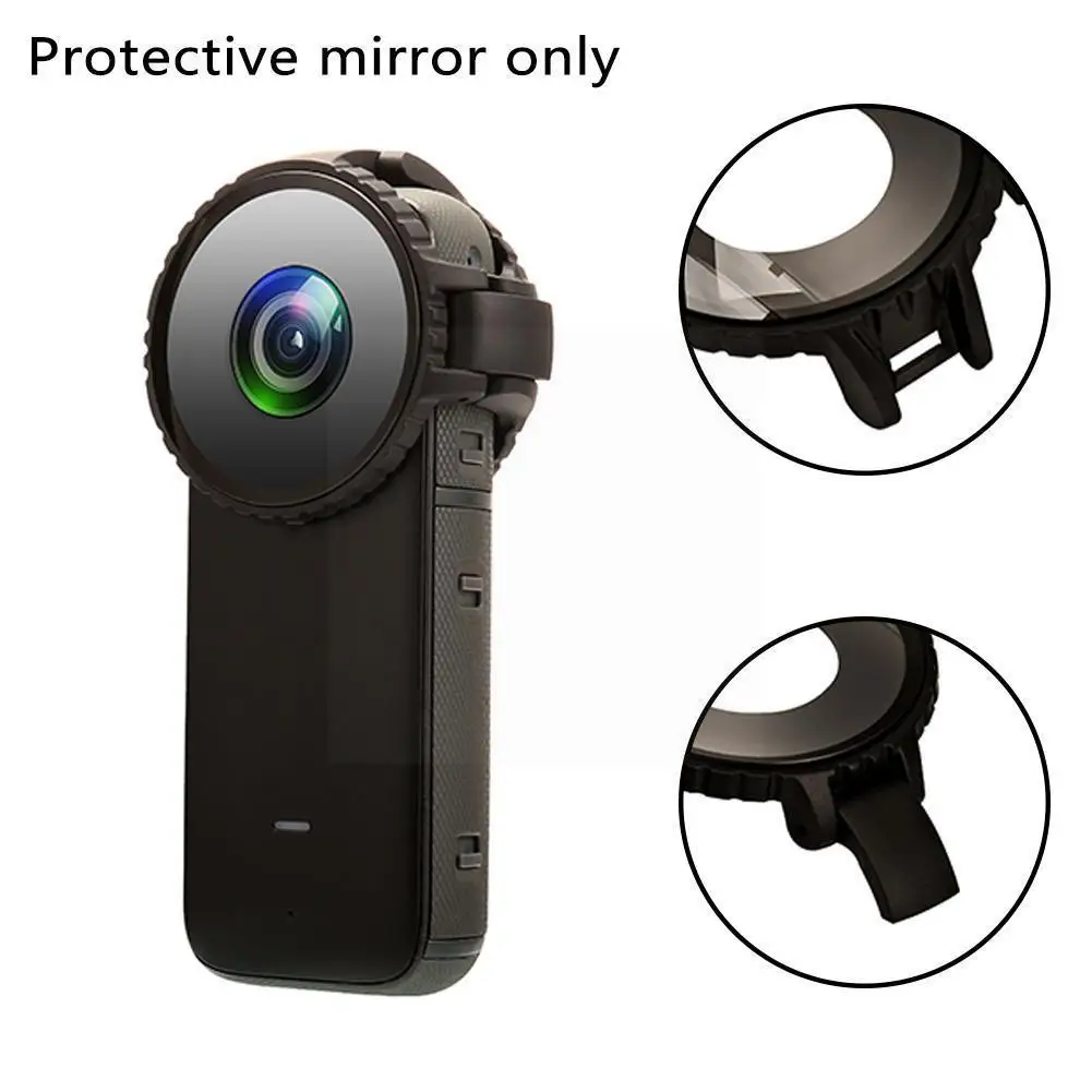 

Модернизированное Защитное стекло для объектива Insta360one X2, аксессуары для портативной камеры, крышка для объектива камеры, Защитный Объекти...