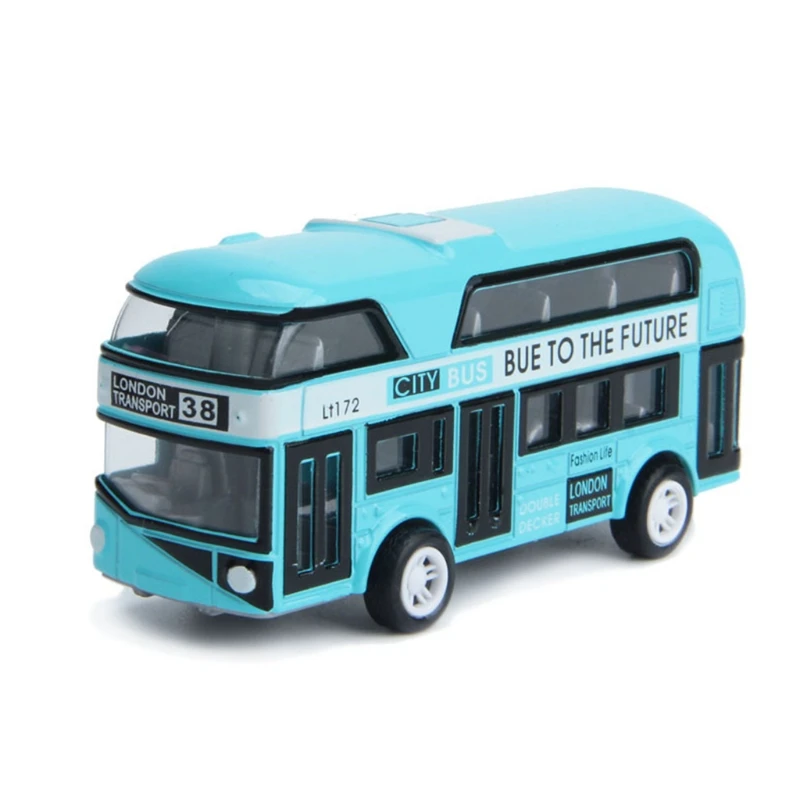 

1:43 Car Model Double-decker London Bus Alloy Diecast Vehicle Toys For Kids Boys