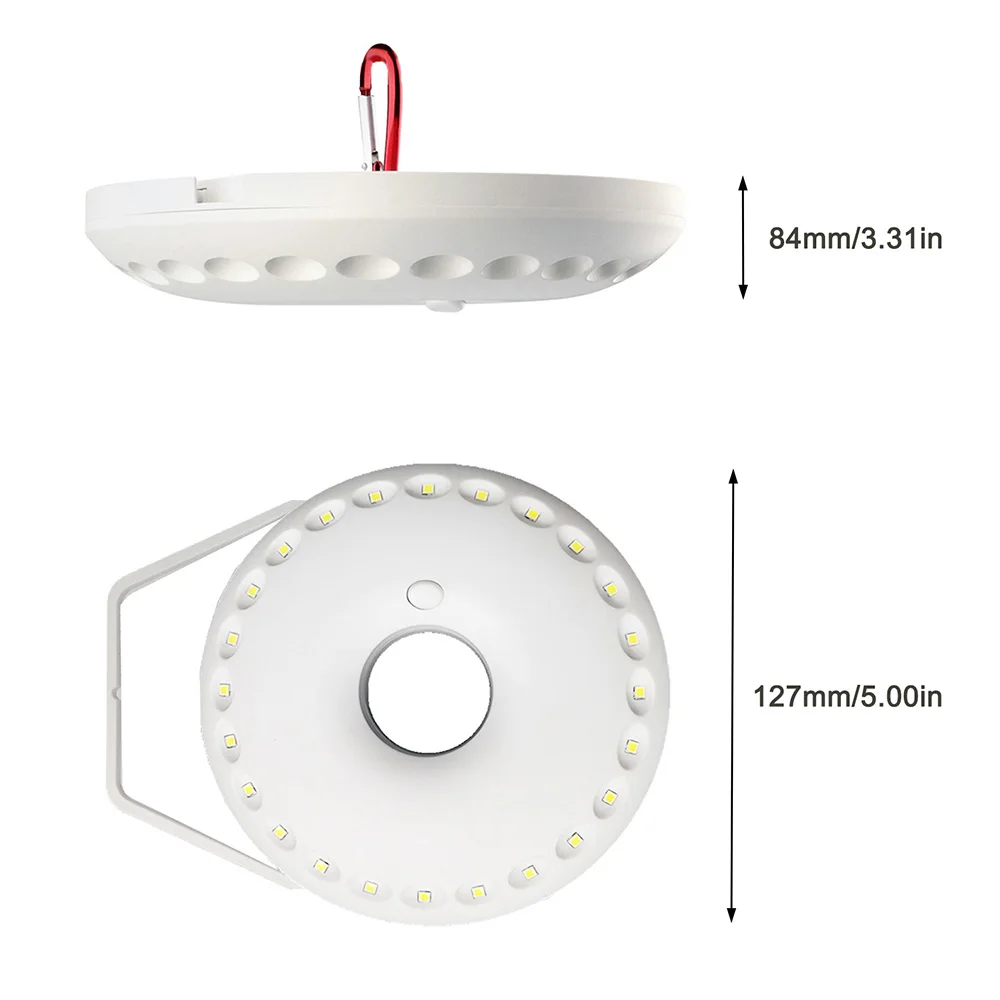 

24LED Outdoor Patio Umbrella Pole Light Garden Detachable Portable Camping Tent Lamp Emergency Light with Hook Patio Lights