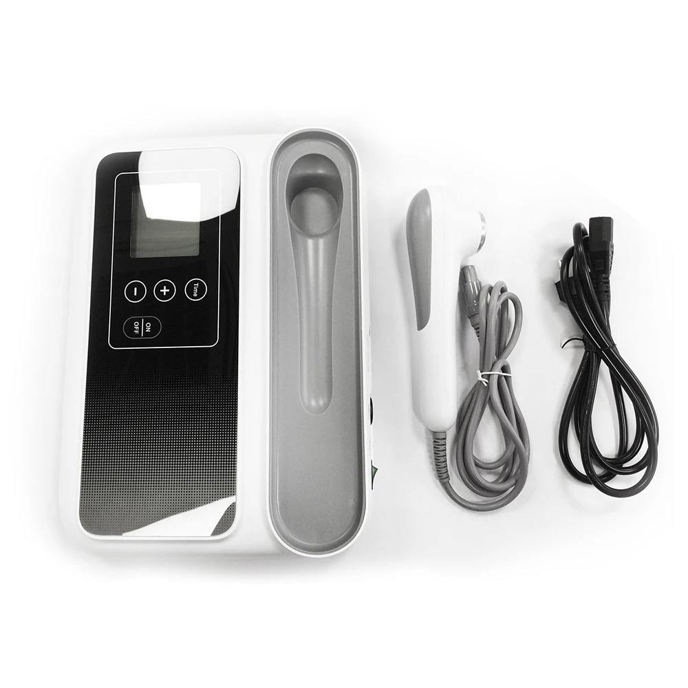 Kopen Gratis Verzending 1Mhz Ultrasone Stimulator Pijnbestrijding Ultrasone Therapie Apparaat