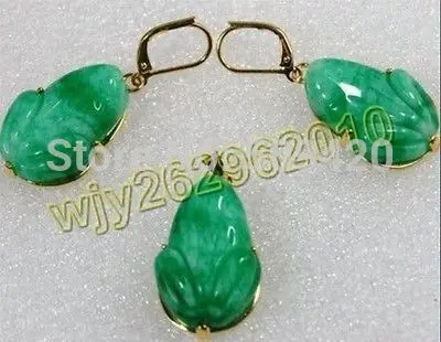 Бесплатная доставка Оптовая продажа&gt JJ6539 зеленый камень подвеска в виде лягушки