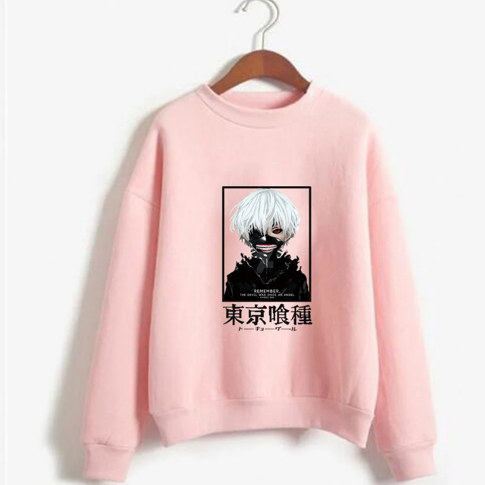 

Unisex Hot Japanese Anime Tokyo Ghoul Hoodie Long Sleeves And Loose O-neck