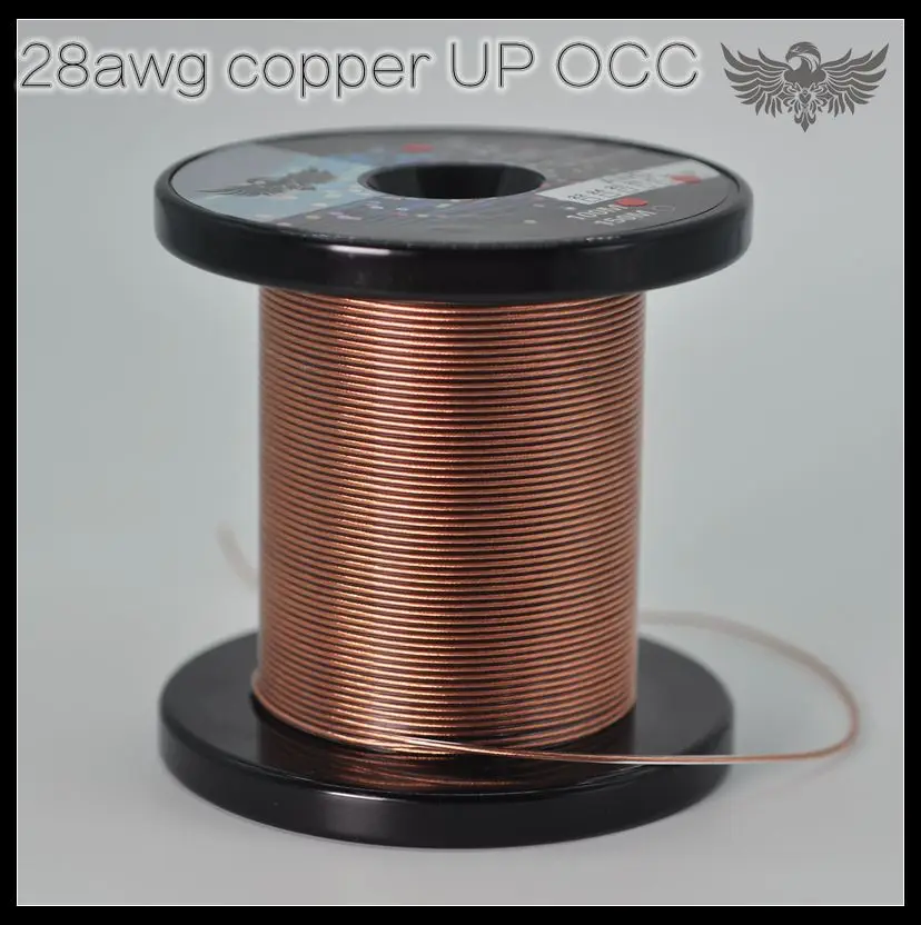 Высококлассная Улучшенная линия для наушников 7 дюймов Φ медь 28AWG MMCX UPOCC 99.99998%
