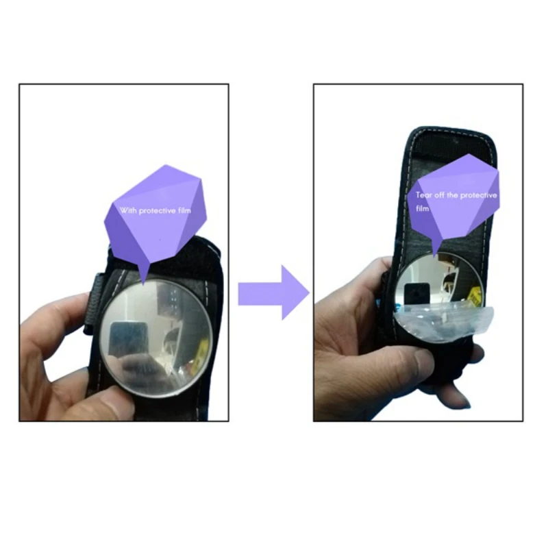 

Cycling Wrist Mirror Rear View Rearview Safety Bike Arm Back Mirror WEST BIKING Bicycle Rear Reflector Wrist Mirror