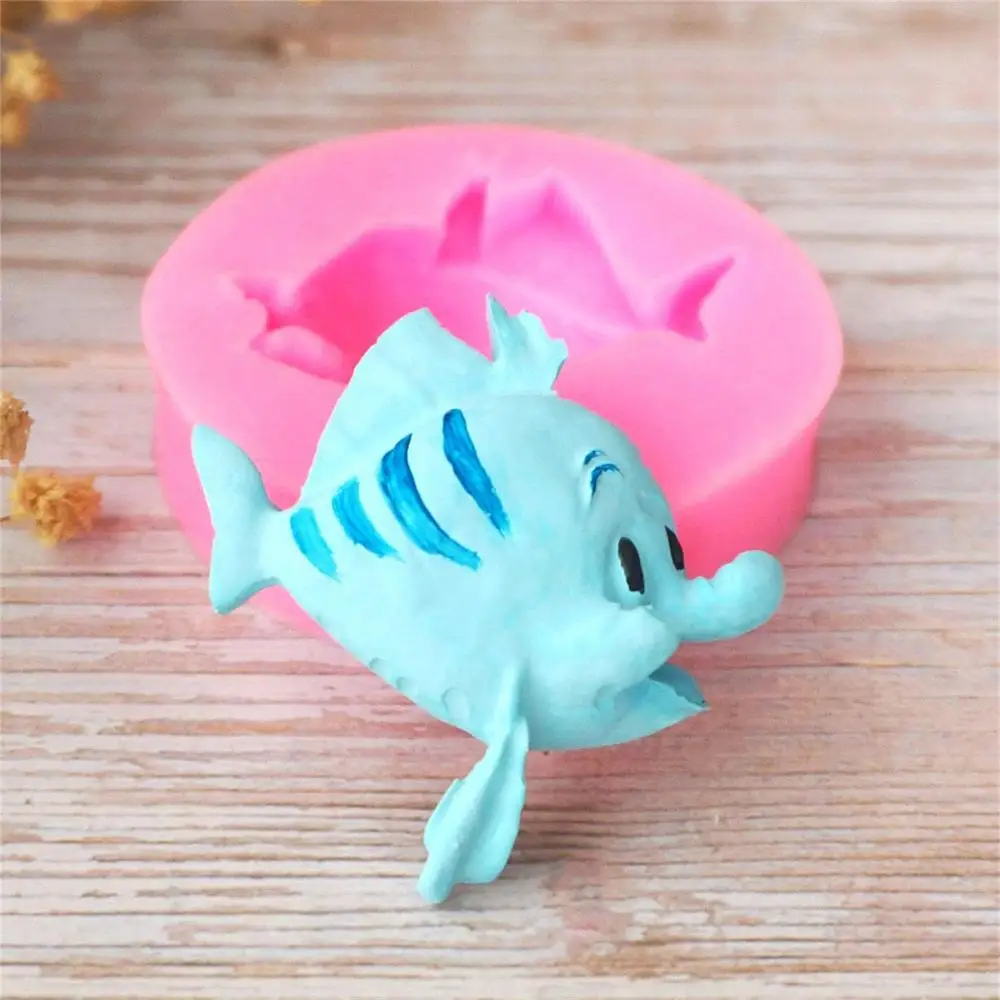 Клоун Рыба океан Серия ракушка помадка форма для торта декоративная шоколадная