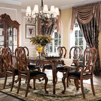 classic royal dining table and chairs wood furniture klassische royal esstisch und st%c3%bchle gh152 2