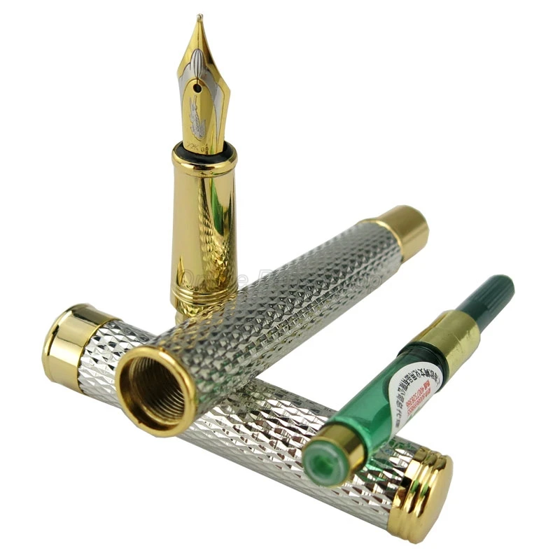 Ручка перьевая в форме крокодила 218 Классическая полностью металлическая