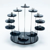 acrylic cupcake stand round jewelry display stand transparent cake dessert rack wedding birthday party decoration tools