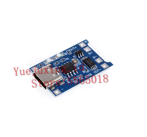 TP4056 1A литиевая батарея зарядная плата модуль TYPE-C USB интерфейс защита зарядки два