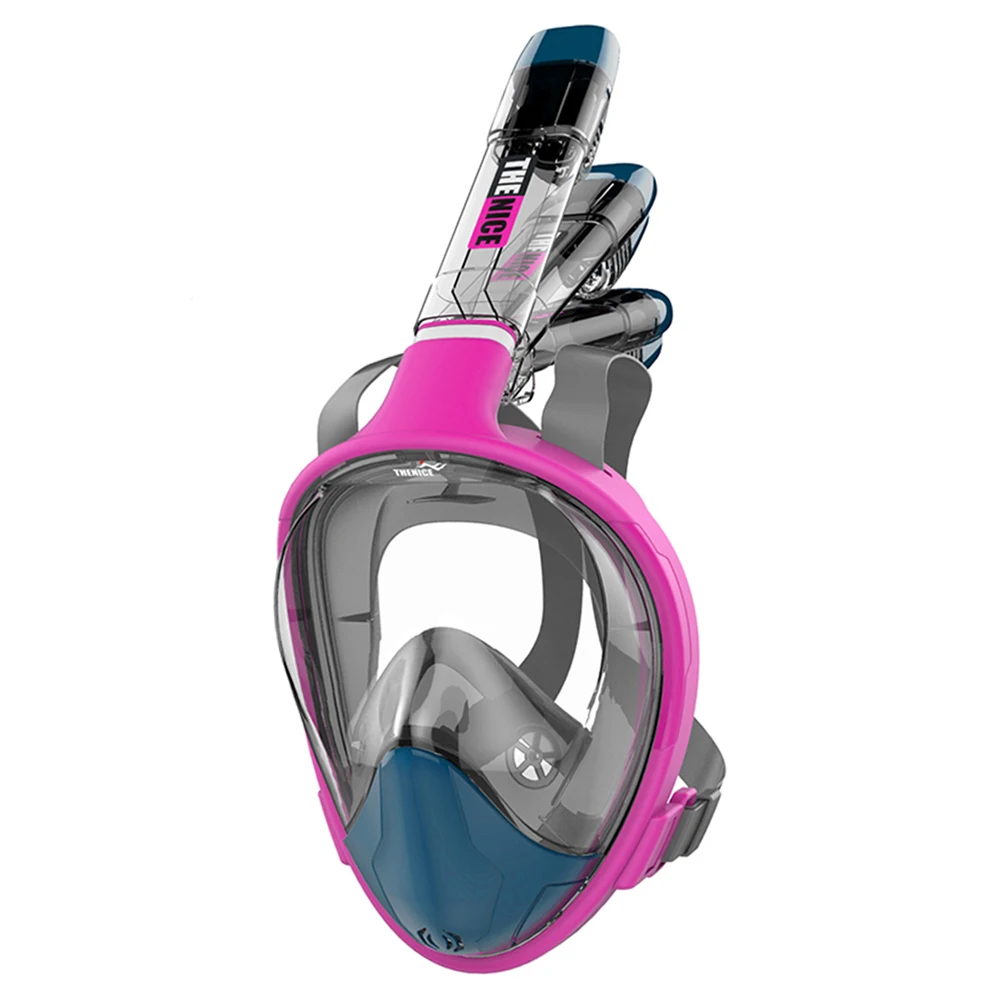 

Full Face Diving Respiratory Mask Adult Swimming Tube Underwater Hunting Scuba Snorkeling Anti Fog Professional Diving Equipment