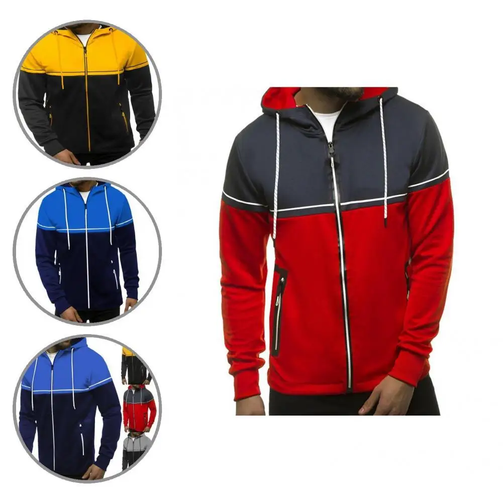 

Popular Fashion Casual Sweatshirt Hooded Coat Men Jacket Lightweight All Match