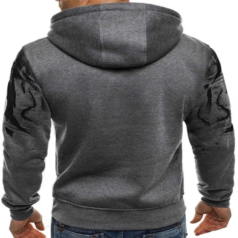 

New Men's Hooded Suit Casual Sportswear Men 2 Piece Hooded Sweatshirt Men's Pullover Hooded Pants Suit Male Hombre M-3XL