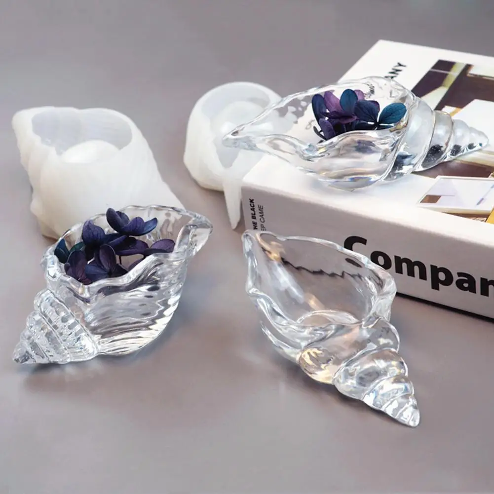 Силиконовая форма сделай сам для раковин из эпоксидной смолы хранения макияжа