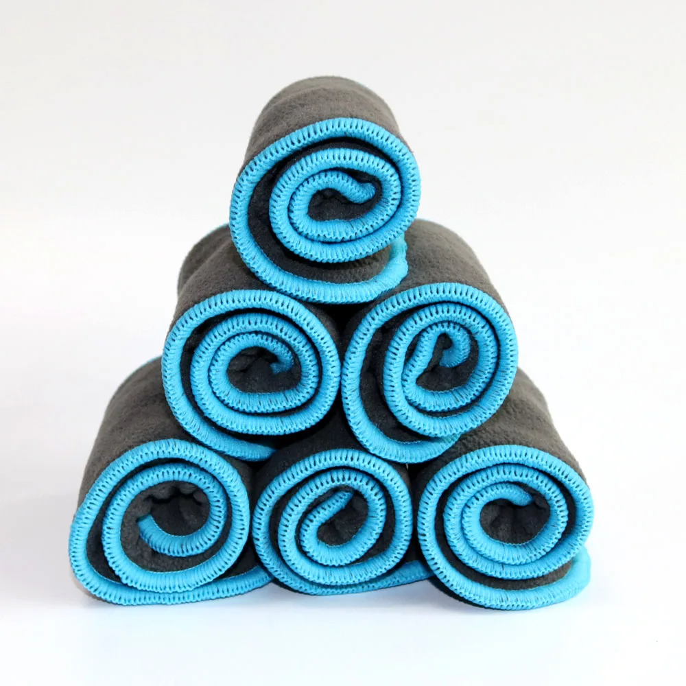 

Новое поступление! Бамбуковая вставка для тканевых подгузников, подгузников с синей связующей линией, 5 слоев, бесплатная доставка