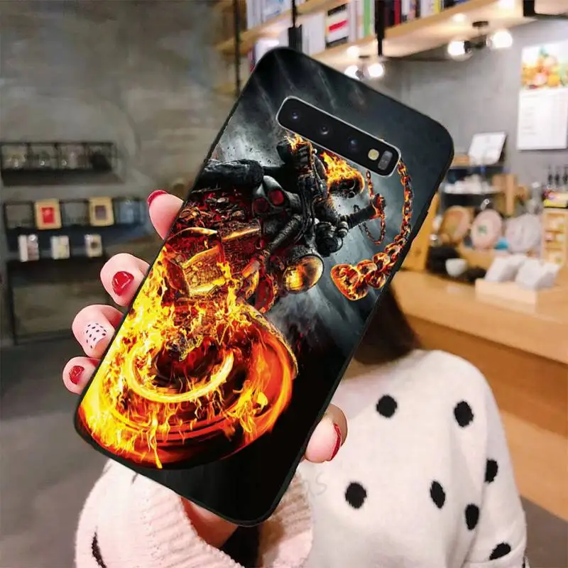 

Cool soul chariot flame Phone Cases For Samsung A50 A51 A71 A20E A20S S10 S20 S21 S30 Plus ultra 5G M11 funda shell