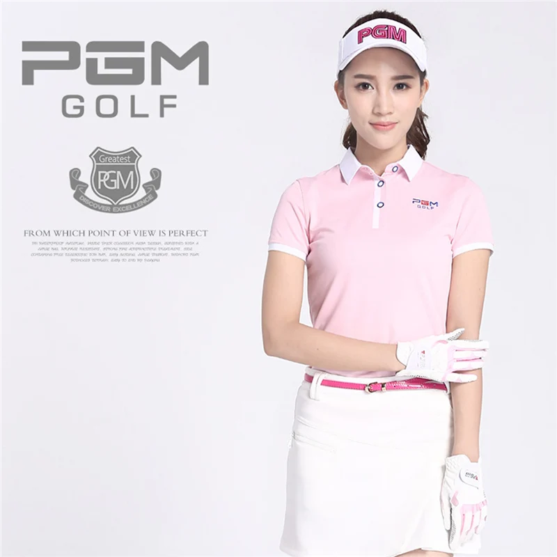 Брендовое однотонное женское Короткое платье PGM юбки для гольфа Женская