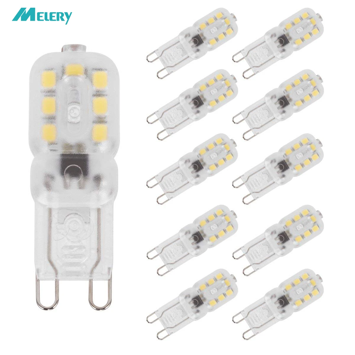Светодиодные светильник пы G9 2 Вт галогенные эквивалентные 25 холодный белый свет