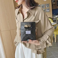 fashion handbag japanese style pu with short handles women shopper bag cross body messenger bag cute female mobile phone bag