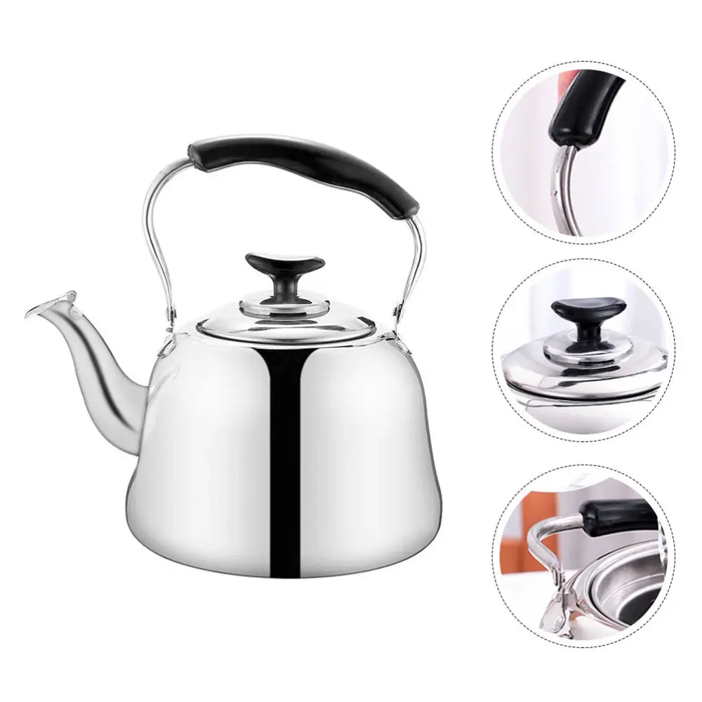 

1pc Whistle Water Kettle Large-capacity Water Kettle Stainless Steel Kettle