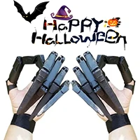 halloween articulated long fingers glove with flexible joint 3d printed halloween party dress cosplay costume props decoration