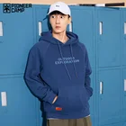 Толстовка мужская зимняя большого размера с капюшоном, XLS023115