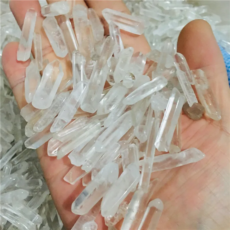 

100g clear quartz crystal specimen reiki healing rough gemstone crystal point meditation for making jewelry