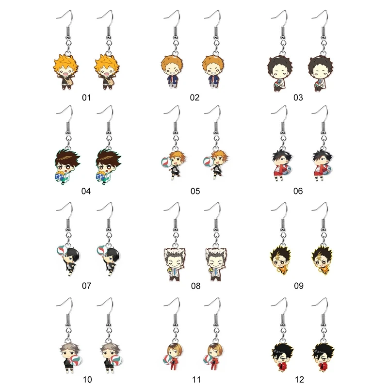 Серьги-гвоздики для мальчиков висячие украшения из акрила в эпоксидной смоле с