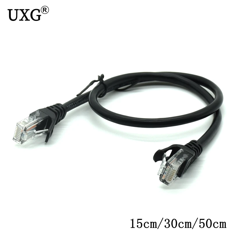 15 см 30 50 короткий CAT6 Cat5 круглый UTP Ethernet сетевой кабель Lan RJ45 разъем 8P8C