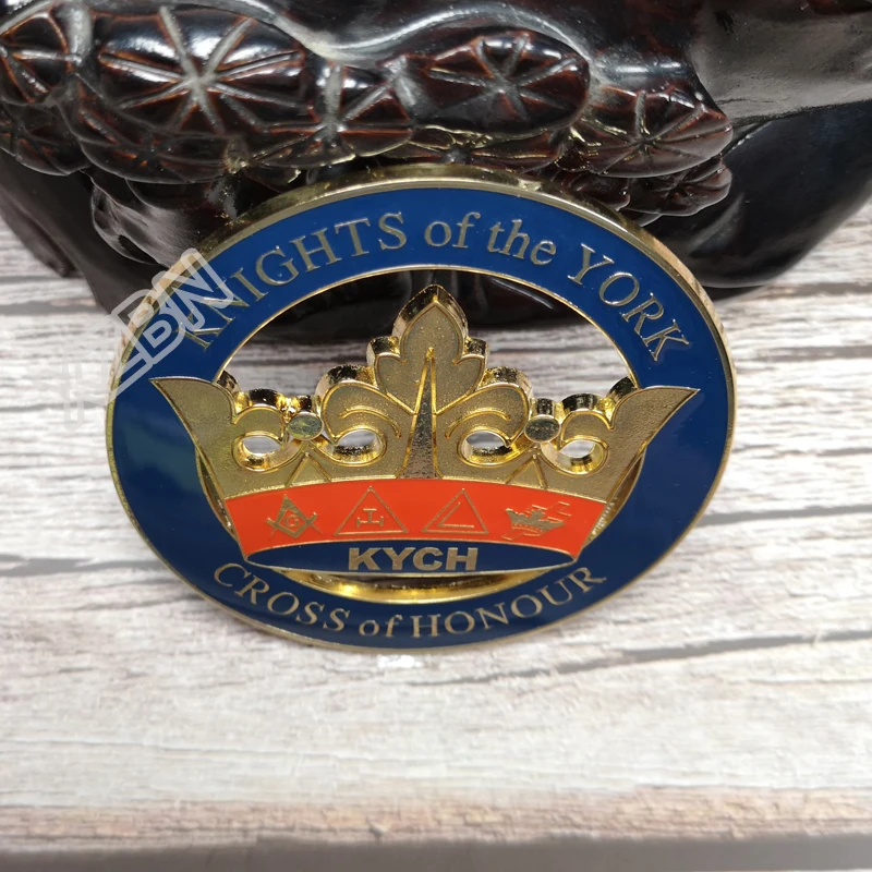 Автомобильная эмблема Masonic масон вольный каменщик BCM17 крест Йорка чести