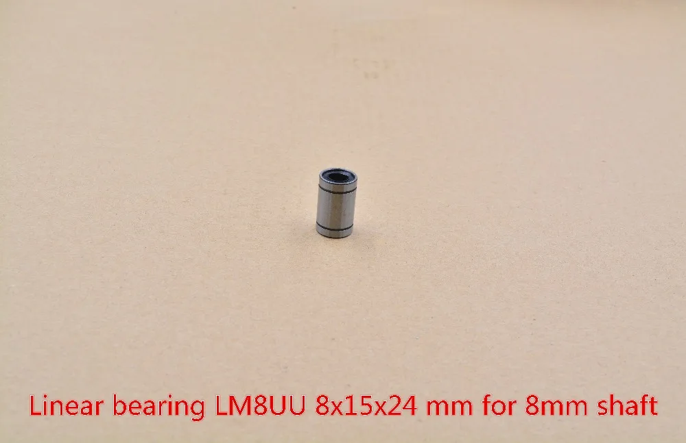 LM8UU LM8UUAJ LME8UU 8 мм Линейный шарикоподшипник втулка для фотоэлемент 1 шт.|8mm bearing
