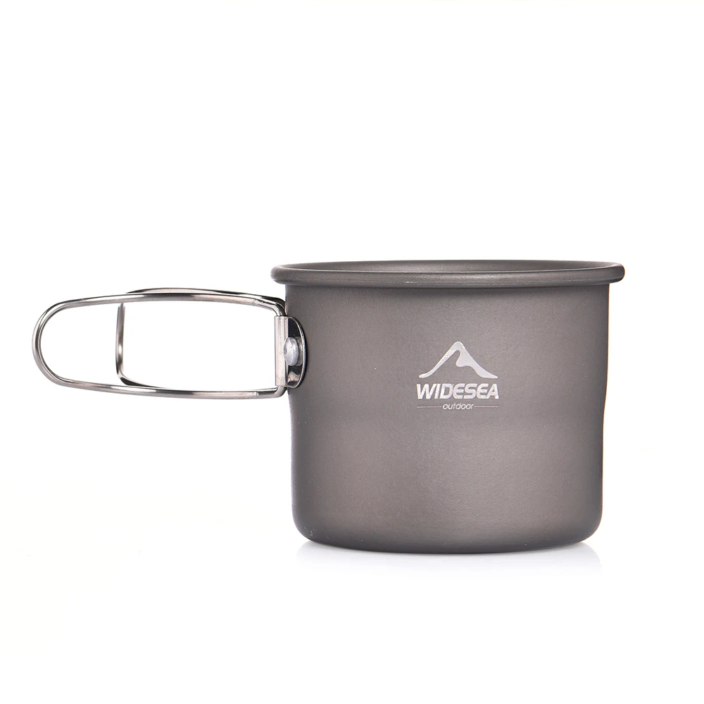 

Widesea Camping Mug Outdoor Coffee Tea Aluminum Cup Tourism Tableware Picnic Cooking Supplies Equipment Tourist Trekking Hiking
