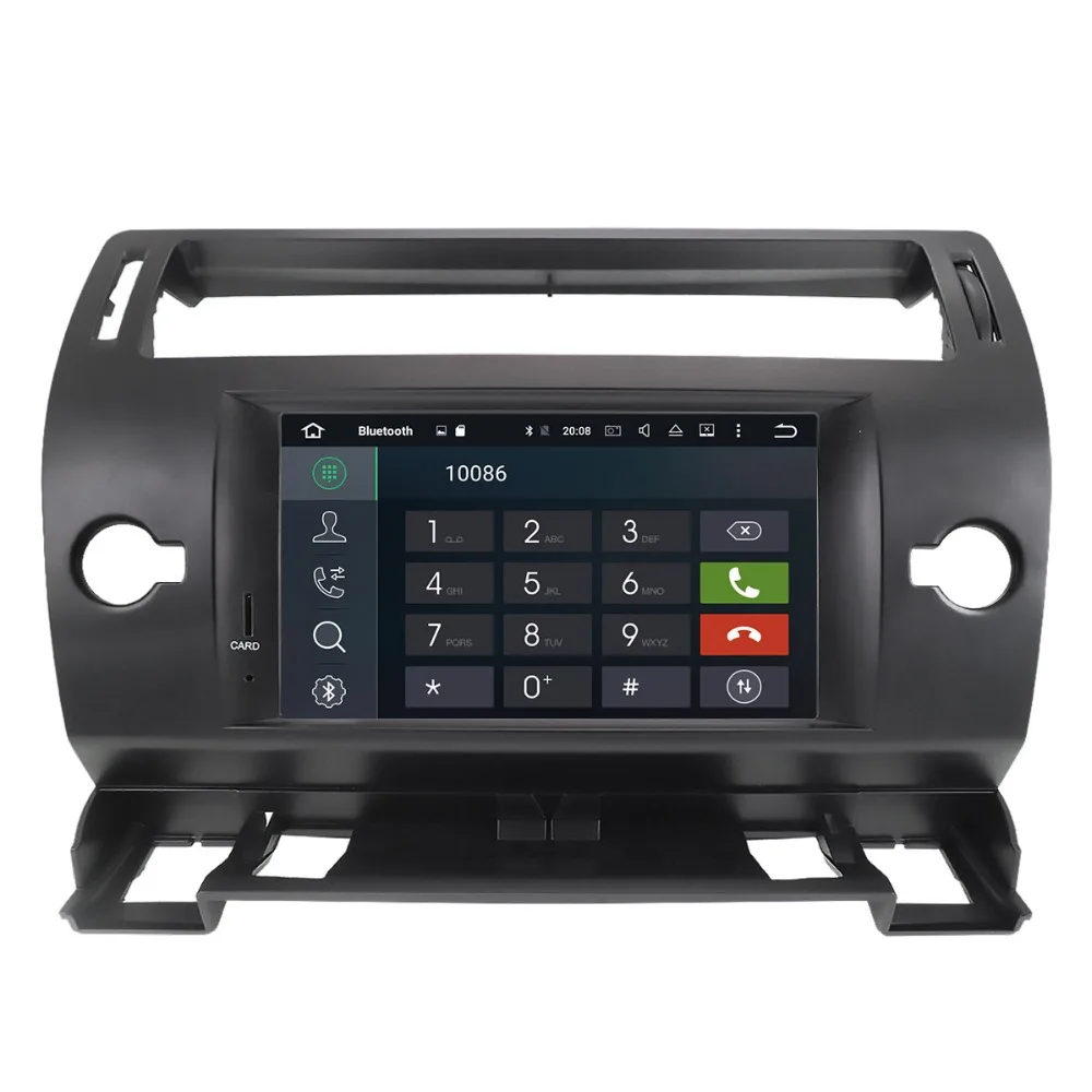 DSP Android 9 gps навигация автомобильный dvd-плеер для Citroen C4 Quatre Triumph 2004-2012 Авторадио Стерео Плеер голова uint мультимедиа