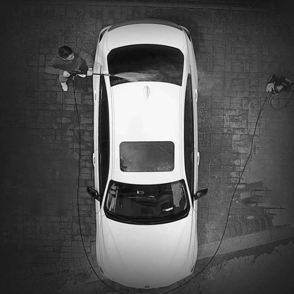 Очиститель высокого давления автомойка 1400 Вт 1600PSI 1.36GPM распылитель бутылка моющего средства турбо водяной шланг самомойка машина