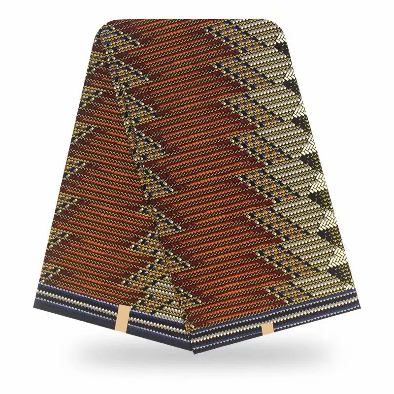 

100% Cotton Ankara Africa Prints Fabric Real Wax Pagne Tissu Sewing Material For Craft Party Dress DIY Floral Patterns