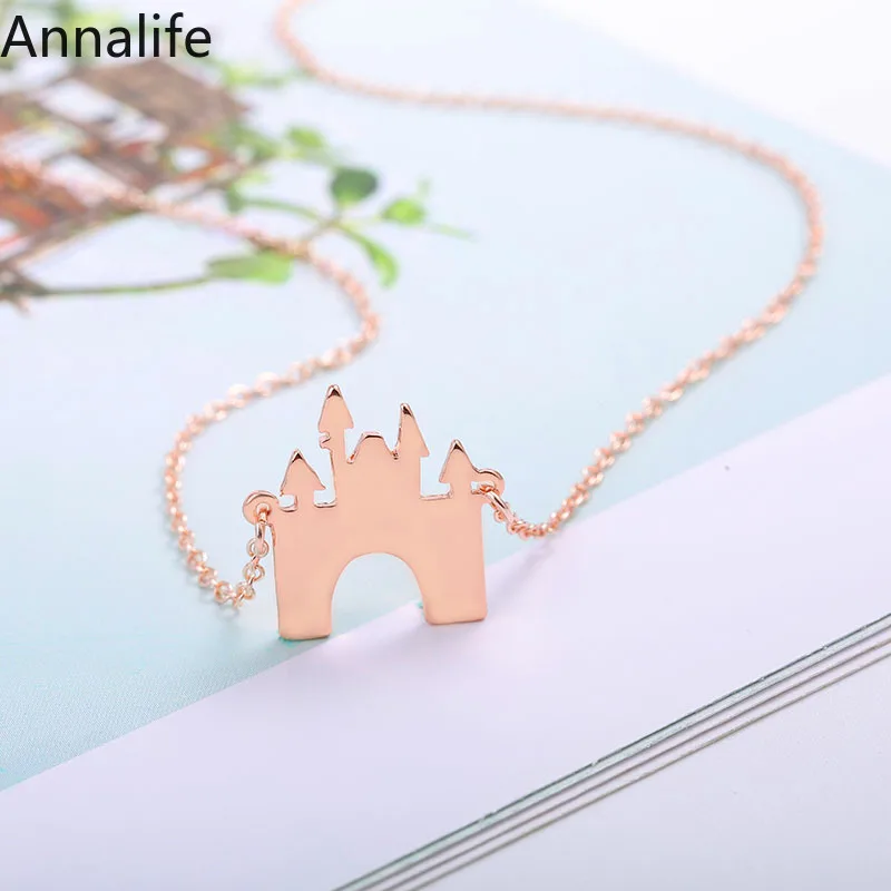 Новинка 2019 ожерелье в виде замка очаровательное сказочное здание кулон чокер