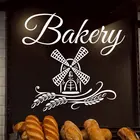 Виниловая наклейка на стену для выпечки, хлеба, тортов, печенья, еды, домашний декор, наклейка на окно кухни, дизайн интерьера, фрески, 2035