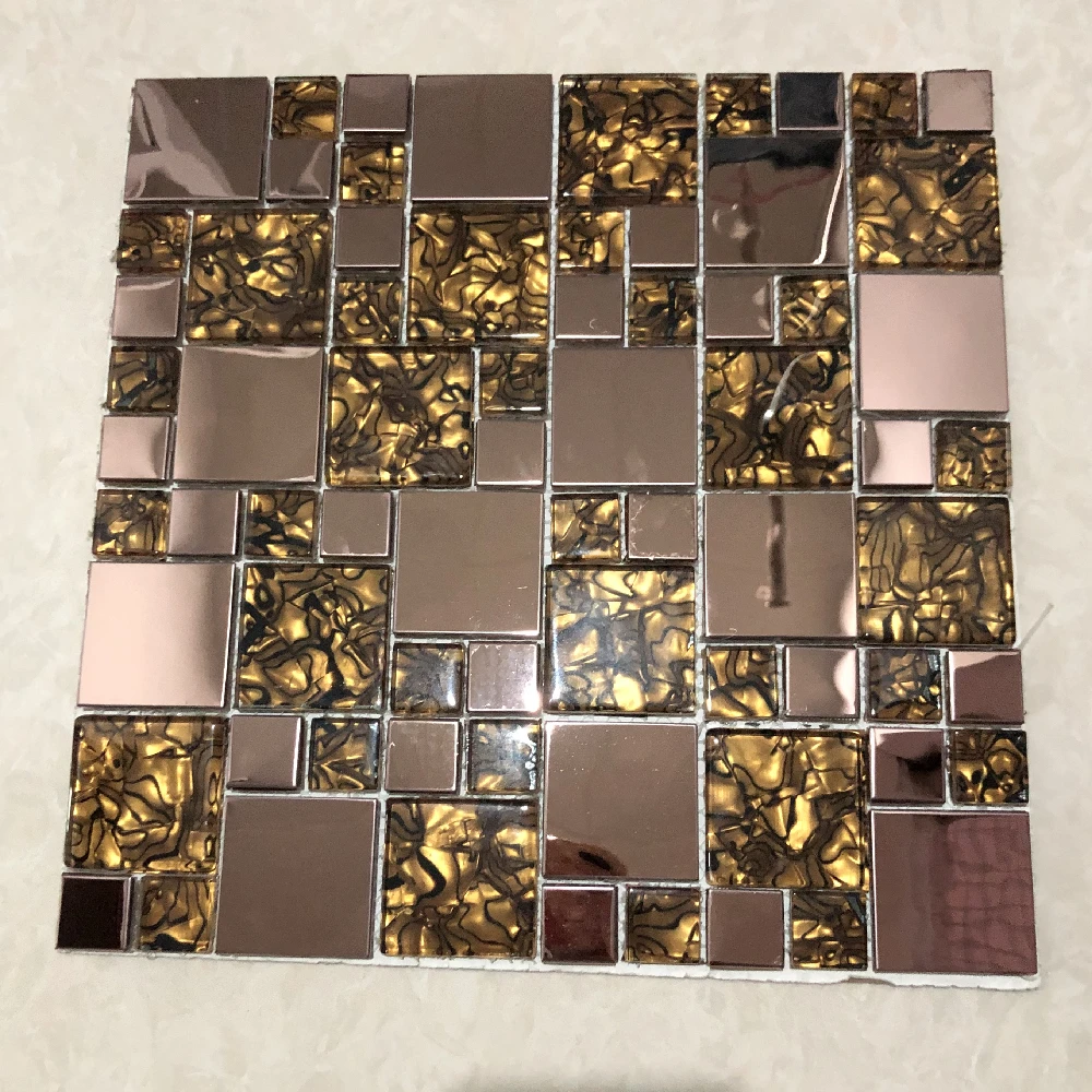 Розовое золото металлический корпус из смешанного пластика бумага Стекло